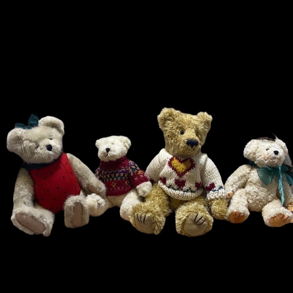 Jointed Bears lot of 4,  1 is Ty